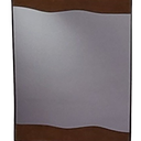 Modavari Accent Mirror, With Wood and Metal Finish 40x29.9