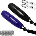 Electric Whistle Handheld Electronic Whistle for Coaches 3 Tones High Volume Electric Whistle with Lanyard Battery Operated Outdoor Sport Whistle for Teacher Referees (Black and Blue)