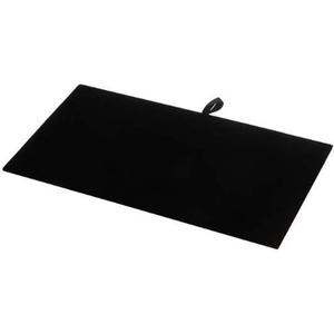6 Pack Black Velvet Pad Tray Insert Jewelry Display, Padded Plush Velvet for Chains, Necklaces, Bracelets, Anklets, and Body Jewelry  Fits Standard Trays, 14 1/8" x 8 1/4"