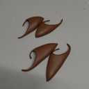 Cosplay Brown Elf Ears - 2 Pairs Fairy Pixie Ears Soft Pointed Ears Tips Anime Party Dress Up Costume Makeup Masquerade Accessories Halloween Elven Vampire Fairy Ears (Brown)