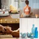 5 IN 1 Candle Wick Trimmer, Electric Candle Lighter Rechargeable, Candle Snuffer, Candle Wick Cutter, Candle Wick Dipper Accessory Candle Making Kit,with Storage Tray Plate for Gifts Candle Lovers