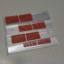 Nameplate Holder Wall or Door 5Pack (Silver, 2 8)