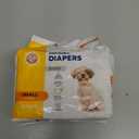Arm & Hammer for Pets Disposable Female Dog Diapers with Odor Control and Wetness Indicator, Leak Resistant Dog Diapers for Incontinence and Heat Cycles, Size Small 15–19 in Waist, 12 Count