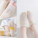 Marchare Women No Show Socks Low Cut Invisible Cushioned Socks Ankle Athletic Socks For Women With Grips (5-8, Mix_6 Pack)