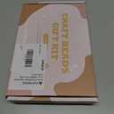 QUEFE Pink Bracelet Making Kit Friendship Bracelets 2850 Flat Clay Beads and Gold Spacer Beads for Jewelry Making, Crafts, Gifts and Birthday (Rose Smoke)