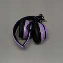 LORELEI X8 Over-Ear Wired Headphones with Microphone with 1.45m-Tangle-Free Nylon Line&3.5mm Plug,Lightweight Foldable & Portable Headphones for Smartphone,Tablet,Computer,Mp3/4(Dark Purple)