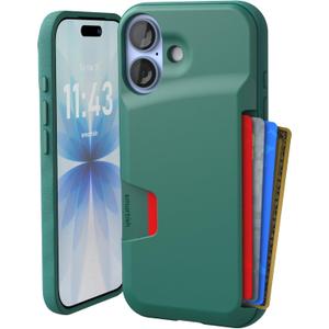 Smartish iPhone 17 Wallet Case - Wallet Slayer Vol. 1 [Slim + Protective] Credit Card Holder - Drop Tested Hidden Credit Card Slot Cover for Apple iPhone 17 - So Jaded