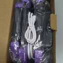 T-SUN Rechargeable Black Lights, Battery Powered Black Lights for Fishing Portable Blacklights for Glow Party Body Paint Fluorescent Poster Neon Party 4 Packs