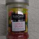 Tuscany Candle, Limited Edition Citrus Splash, With Essential Oils, Tropical juice and bright citrus 18OZ