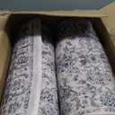 COZYLOOM Area Rug Living Room Rugs 5x7 Washable Modern Soft Stain Resistant Indoor Floor Non Slip Accent Carpet for Bedroom Nursery Playroom Dining Room Office Dorm Home House（Blue）