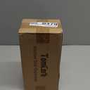 TomCare Extra Large 11'' Sink Caddy With Drain Tray Non-slip Kitchen Sink Organizer With 2 Adjustable Dividers High Brush Holder Rustproof Sponge Holder Kitchen Storage Accessories for Counter (Black)