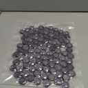 FUTUREPLUSX 1LB Purple Flat Glass Marbles, Purple Vase Filler, Glass Pebbles, Aquarium Rocks Fish Tank Beads for DIY Crafts Table Scatter Decor