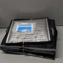 Outside Insulated Window Air Conditioner Cover for Outdoor Waterproof AC Unit, 21x 15x 16 Inches (Wx Hx D)- Black