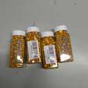 4 x Sprinkles for Cake Decorating, 4.6oz Matte Gold Pearl Sprinkles Mix for Ice Cream, Cupcake, Baking, Cookies, Cake toppings (EXP 08/18/26)
