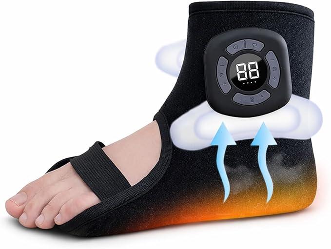 Foot 3 Airbag Massager Modes with Heat Portable Adjustable 360° Vibration Relaxation Type C Charging Ultimate Comfort Triple Method Heated Foots Massager