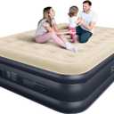 Air Mattress Queen with Built in Pump, Inflatable Mattress Blow Up Mattress 18 Raised Comfort,Upgraded Surface Portable Bed, Air Bed for Home, Guest, Camping, Colchone Inflable, 650 lbs
