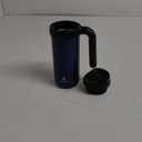 Manna Mocha Double-wall Vacuum Insulated Travel Mug with Leak-proof Easy-Align Lid - 16 Oz - Sapphire