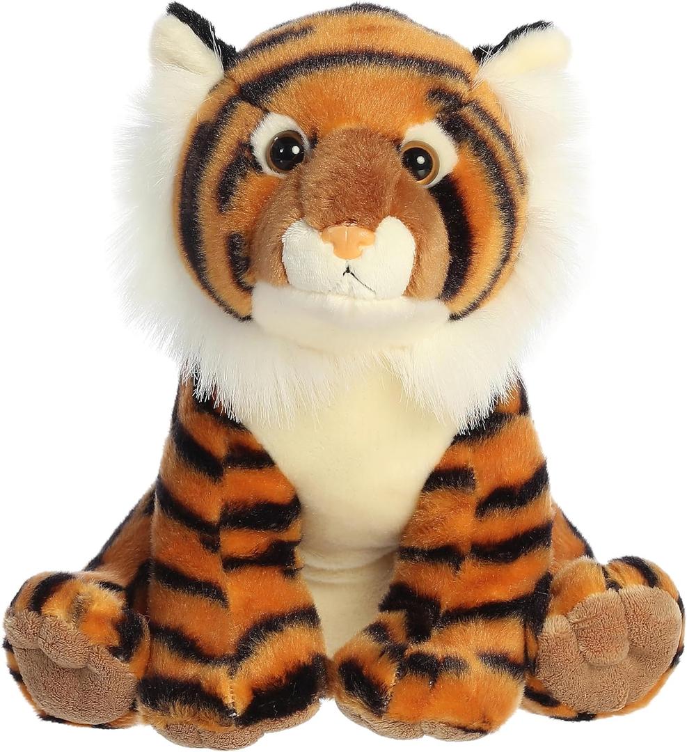 Aurora® Cuddly Husky Stuffed Animal - Cozy Comfort - Endless Snuggles - Gray 14 Inches, Tiger