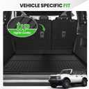 Cartist Cargo Liner for Ford Bronco (Only for 4 Door) 2021-2025 2026, All Weather Cargo Mats for Bronco Accessories, Heavy Duty TPE Trunk Mat, Car Accessories