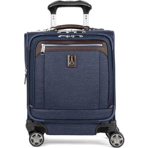 Travelpro Platinum Elite Underseat Spinner Tote Bag with USB Port, True Navy, 16-Inch