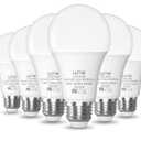 LED Light Bulbs 100 Watts Equivalent, 1200 Lumen Standard LED Bulb, 12W E26 Base Cool White 6000K Non-Dimmable, Perfect for Bedroom and Living Room Lighting, 6 Pack
