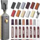 Vinyl Floor Repair Kit with Heat Pen - 11 Colors Laminate Wood Floor Repair Kit Touch Up Marker Hard Wax Linoleum Repair Kit Restore Any Scratches, Stains, Cracks, Hole for Floor, Door, Cabinet