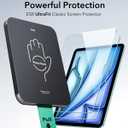 ESR 2 Pack Screen Protector for iPad Air 11 Inch M4/M3/M2 2026/2025/2024 (8th/7th/6th Gen), 9H Tempered Glass Film with Ultra Fit Tray, Apple Pencil Support, Scratch Resistant, HD Clarity, Bubble Free