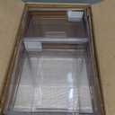 STORi Audrey Stackable Clear Bin Plastic Organizer Drawers | 2 Piece Set | Organize Cosmetics and Beauty Supplies on a Vanity | Made in USA (4.5" and 6.75" Tall Set)