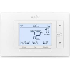 Emerson Sensi Wi-Fi Smart Thermostat for Smart Home, Pro Version, Works with Alexa, Energy Star Certified