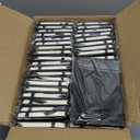 Laumoi 40 Pieces Small Notebooks A6 Pocket Journals 3.5 x 5.5 Inch Small Leather Notebook Mini Ruled Lined Journal with Elastic Band Pen Holder Page Marker Ribbons (Black)
