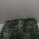 hyha Couch Covers for Dogs Washable, Non Slip Plush Dog Sofa Protectors, Fuzzy Pet Couch Covers for 3 Cushion Sofa Pet Friendly (Dark Green, 27.6" x 70.9")