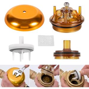 Replacement Kit for FEBCO 765-1, 905-212 Bonnet and Poppet Repair Kit, 905-052 Check Valve Assembly Kit, 765 ebv Canopy for Febco 765 1" & 1 1/4" Backflow Preventer & Vacuum Breakers (with Lubricant)