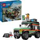 LEGO City Off-Road 4x4 Mountain Truck Toy - Building Toy Set for Kids, Boys and Girls, Ages 6+ - Fun Gift Idea for Birthdays and Holidays - with Adventurer Minifigure and Accessories - 60447