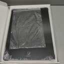 Glass Cutting Board,16"x12" Non Toxic Tempered Glass Chopping Board for Kitchen with Non-Slip Feet, House Warming Gift for New Home, Gifts for Women, Christmas Gift for Mom - Black (Black-Nano-Etched Surface)