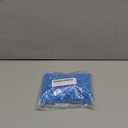 MECCANIXITY Clothes Hanger Marker Blank Fit 3.5mm Rod for Garment Color Coding Blue Count 300