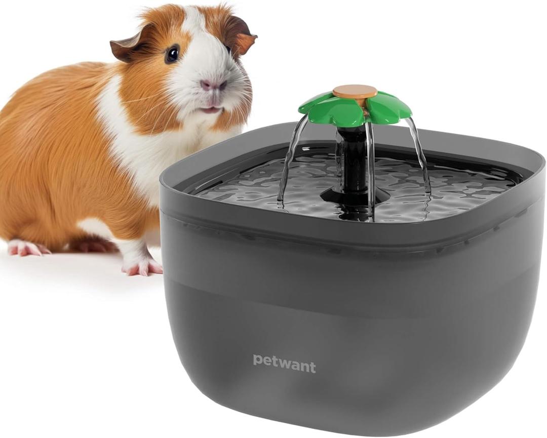 Auto Cat Water Fountain: 2L Capacity for Cats & Dogs Includes Replacement Filters & Travel-Friendly Set Large Capacity for Pets, Set of 2
