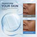 2 x QOOQ Transparent Kojic Acid Soap - Gentle Dark Spots Brightening for Face and Body with Vitamin C, Retinol, Collagen, Original Japanese Complex - Vitamin E, Shea Butter, Castile Olive Oil(120g*2)