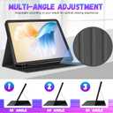 Uppuppy for Samsung Galaxy Tab S6 Lite Case 10.4 Inch Kids Cute Girls Folio Women Butterfly Girly Pretty Kawaii Aesthetic Teens Blue Tablet Cover for Samsung S6 Lite Tab Cases SM-P610/P613/P615/P619