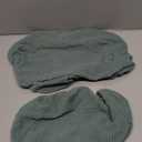 Toilet Lid Cover and Toilet Tank Cover Stretch Toilet Covers Set for Bathroom, Polyester Spandex Jacquard Fabric, Machine Washable, with Elastic Bottom, Sage Green