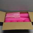 12Pcs Plastic Straw Cups Reusable Glitter Tumbler with Lid 710ml Large Capacity Drinking Cup Safe Fashion Water Bottle Creative Beverage Mug for Party Office Coffee Juice Smoothies ZHAZHAMO (Rose Red)