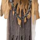 Halloween Decorations Outdoor - 72.8 Moving Life-Size Animated Skeleton Witch with Glowing Eyes & Chilling Sounds - Sound & Touch Activated Sensor - Animatronic Scary Props Decor for Halloween