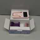 Portable Nail Drill Professional 35000 RPM, Rechargeable Electric Nail File Machine Cordless E-File for Acrylic Gel Polishing Removing with Bits Kit for Manicure Salon Home, Pink