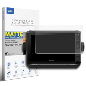 INNOSURE Updated Premium Tempered Glass Screen Protector for Garmin Echomap UHD2 92sv 93sv 94sv 95sv 9 Inch Chartplotters Touchscreen [NOT for UHD 9"] Anti Glare (Matte)