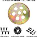 LS V8 Flexplate Adapter Kit Fit for GM Gen III LS1/LS2/LS6/4.8/5.3/6.0, TH350 700R4 200-4R 4L60 Transmission 1997-2007 Adapter Flex Plate Kit w/Bolts & Spacer 57534610 Swap Flywheel