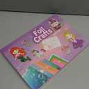 AJAZPER Foil Crafts for Kids, Arts Kit for Kids, Art & Craft Supplies Kits, DIY Creative Activity Travel Toy Gift, Ideal Birthday Christmas Party Favor Gifts for Girls Boys Ages 4+ (Pink)