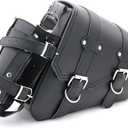 Universal Motorcycle Saddle Bags PU Leather Side Tool Bags for Motorbike Saddle Bag