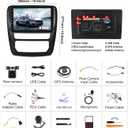 8 Core Qualcomm Android Car Stereo for Chevrolet Traverse LT 2013-2017/Buick Enclave 2013-2017 9 Inch Touch Screen with CarPlay Android Auto 4G+64G Bluetooth Cooling Fan