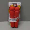 Joie MSC Red Silicone Push Pops Frozen Treat Makers Set of 2, Yellow And Red