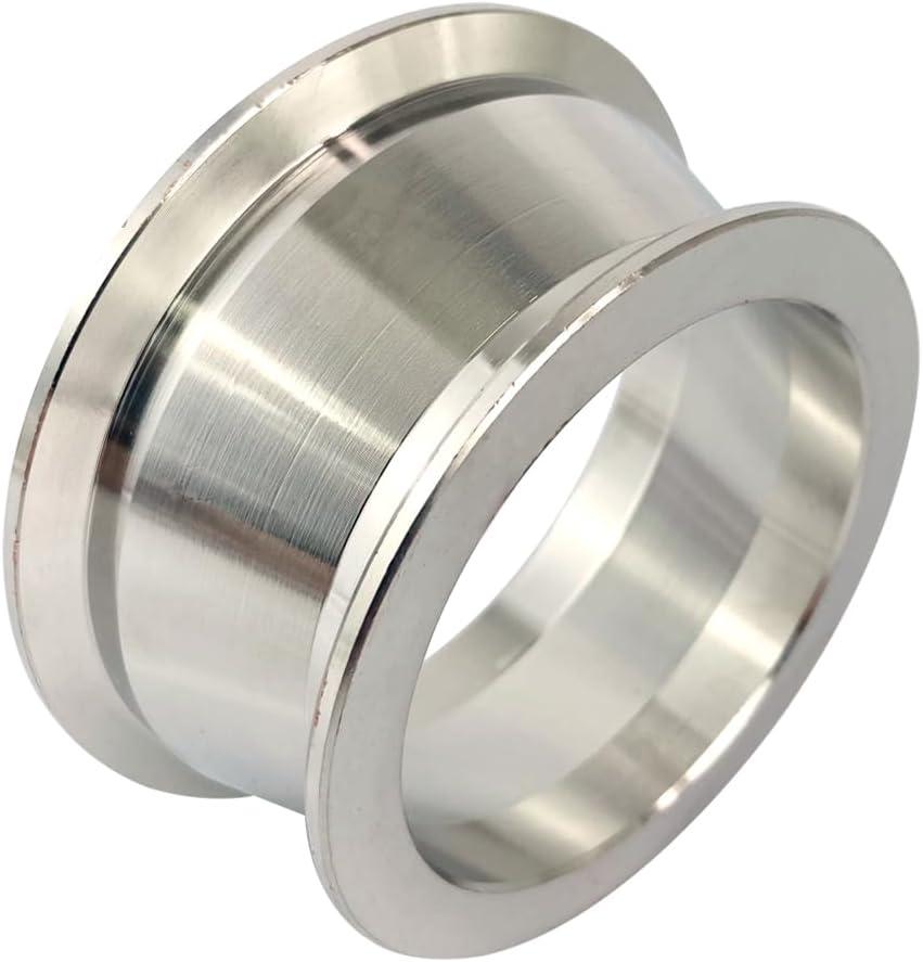 2.5" to 3" Exhaust Flange Adapter,Turbo Exhaust V-band Adaptor Flange CNC(2-1/2"ID to 3"ID)