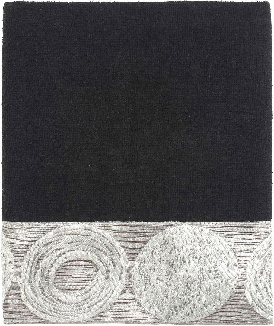 Avanti Linens Galaxy Hand Towel, Black
